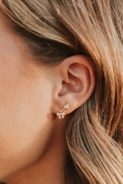 Gold Vermeil Bow Hoop Earrings - Hypoallergenic Dainty 10mm Hoops 19 Gold Vermeil Bow Hoop Earrings - Hypoallergenic Dainty 10mm Hoops -ROOLEE FASHION SHOP Mauve 4 d54ad0c6 36dc 4c19 a660 aa6bbbcea07f