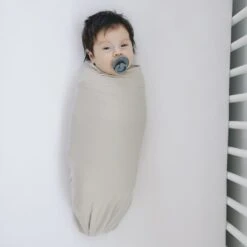 Mebie Baby Oatmeal Bamboo Stretch Swaddle Blanket 15 Mebie Baby Oatmeal Bamboo Stretch Swaddle Blanket -ROOLEE FASHION SHOP NEP 2683 websize