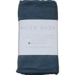 Mebie Baby Charcoal Bamboo Stretch Swaddle -ROOLEE FASHION SHOP NEP 6601 websize 2