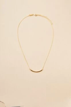 Gold Vermeil Comet Pendant Necklace - Modern Adjustable Jewelry 9 Gold Vermeil Comet Pendant Necklace - Modern Adjustable Jewelry -ROOLEE FASHION SHOP NR002 OffCard Scout