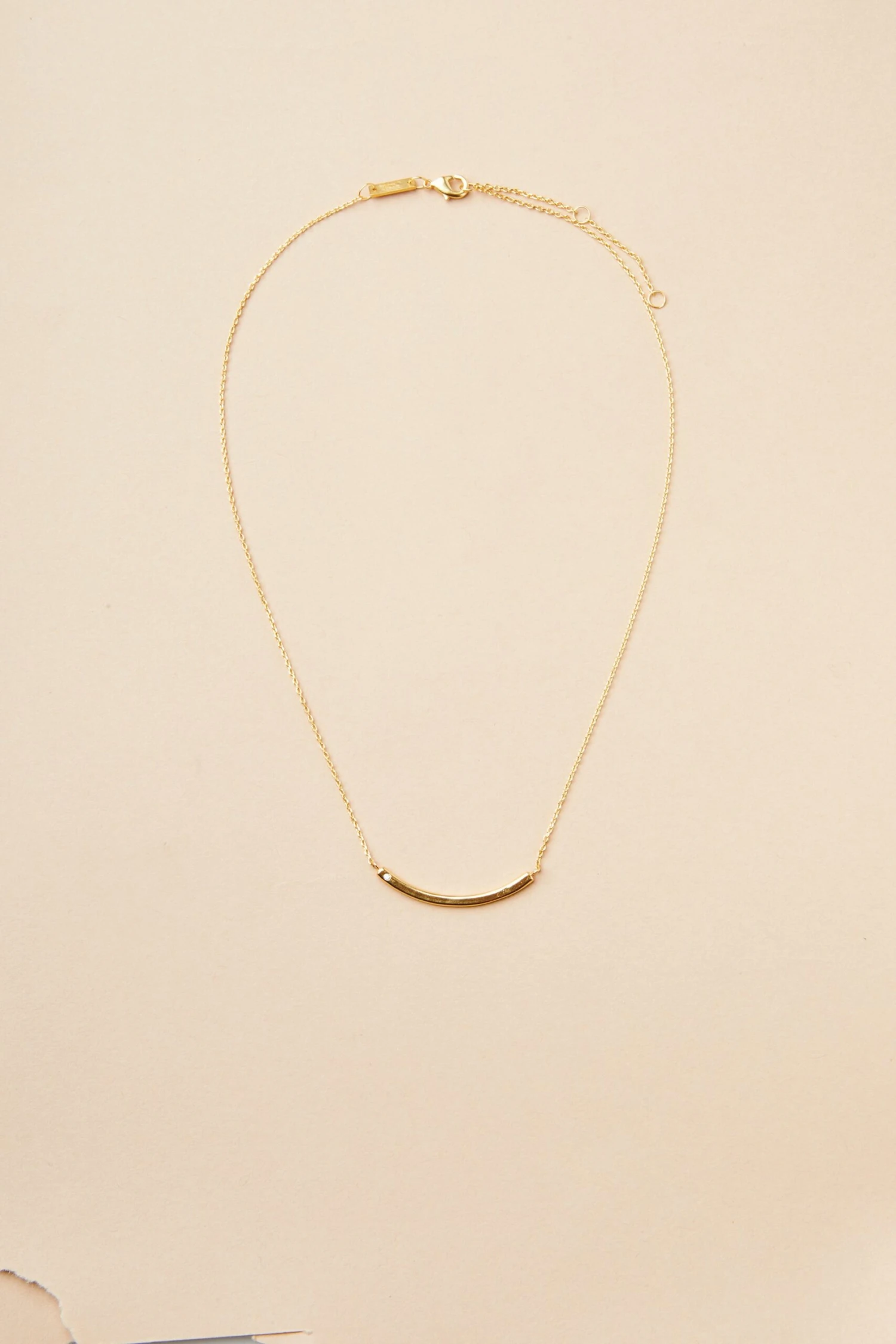 Gold Vermeil Comet Pendant Necklace - Modern Adjustable Jewelry 6 Gold Vermeil Comet Pendant Necklace - Modern Adjustable Jewelry - Image 4