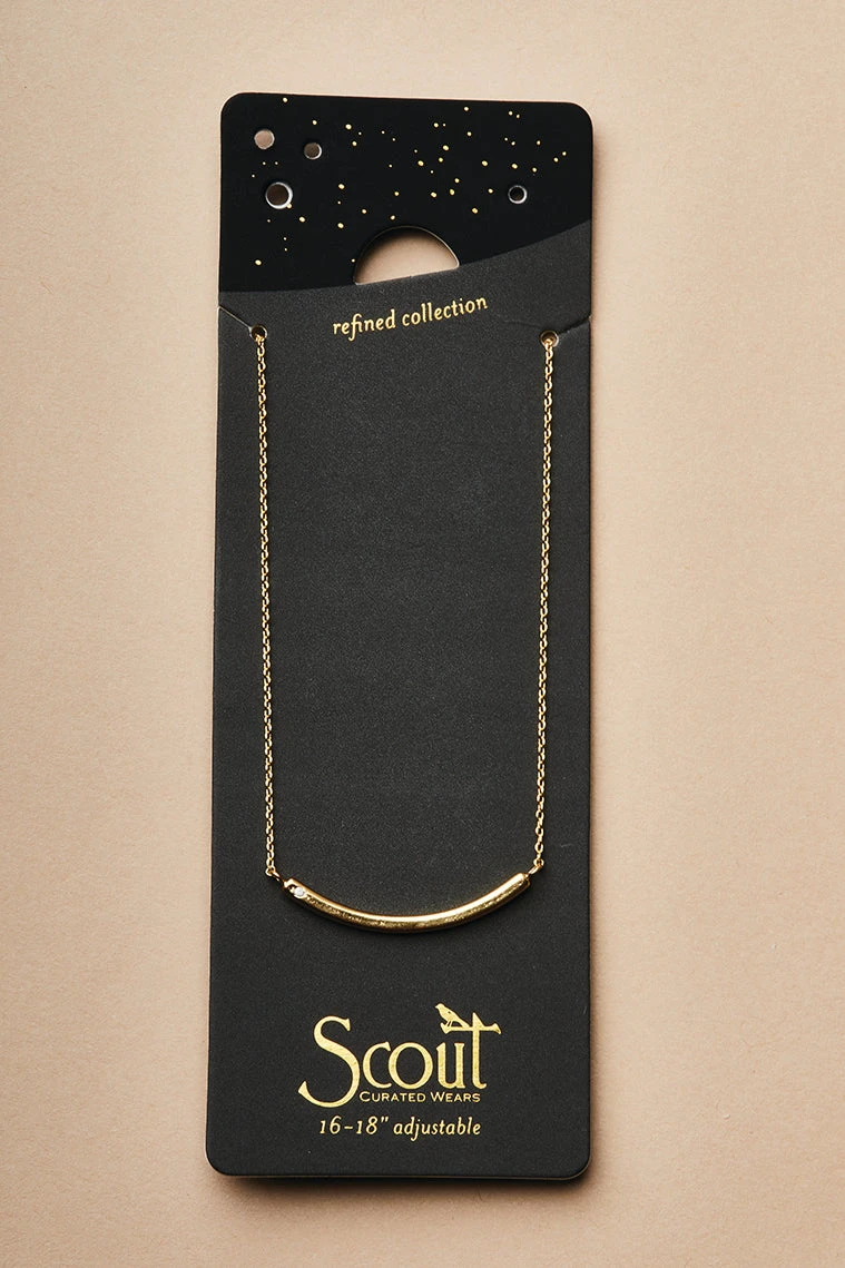 Gold Vermeil Comet Pendant Necklace - Modern Adjustable Jewelry 5 Gold Vermeil Comet Pendant Necklace - Modern Adjustable Jewelry - Image 3