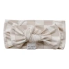 Taupe Checkered Bamboo Head Wrap for Newborns & Kids 2 Taupe Checkered Bamboo Head Wrap for Newborns & Kids -ROOLEE FASHION SHOP ProductPhoto 1 e341de59 b2be 4ce8 81f7 8712a44b17d0