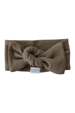 Mebie Baby Cocoa Organic Cotton Ribbed Head Wrap -ROOLEE FASHION SHOP Product Photo 12