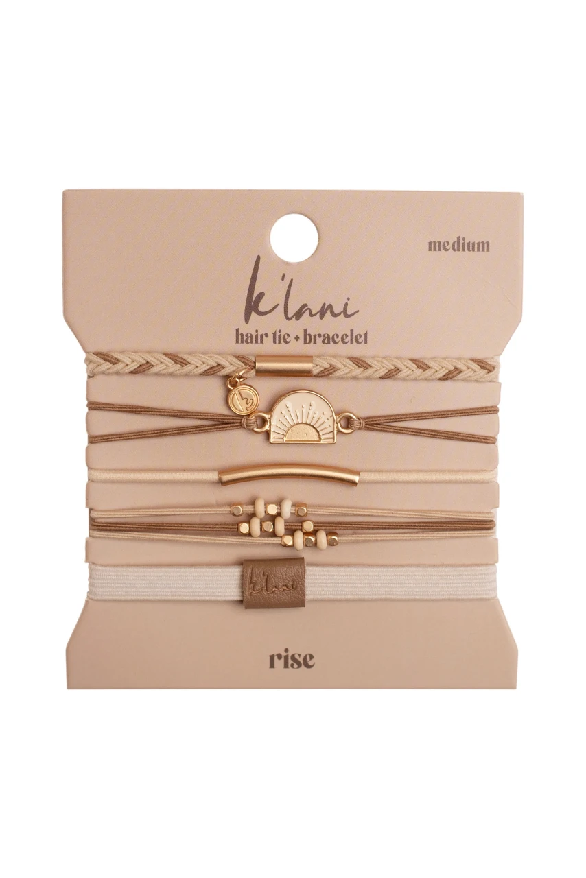 Hair Tie Bracelet Pack - Stylish 2-in-1 Elastic Wristbands 6 Hair Tie Bracelet Pack - Stylish 2-in-1 Elastic Wristbands - Image 4