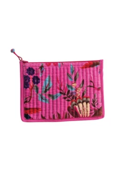 Quilted Essentials Flat Zip Pouch with Stylish Tassel Detail -ROOLEE FASHION SHOP Product Photo 5 5db66b80 022c 4533 af30 81a9747365e5