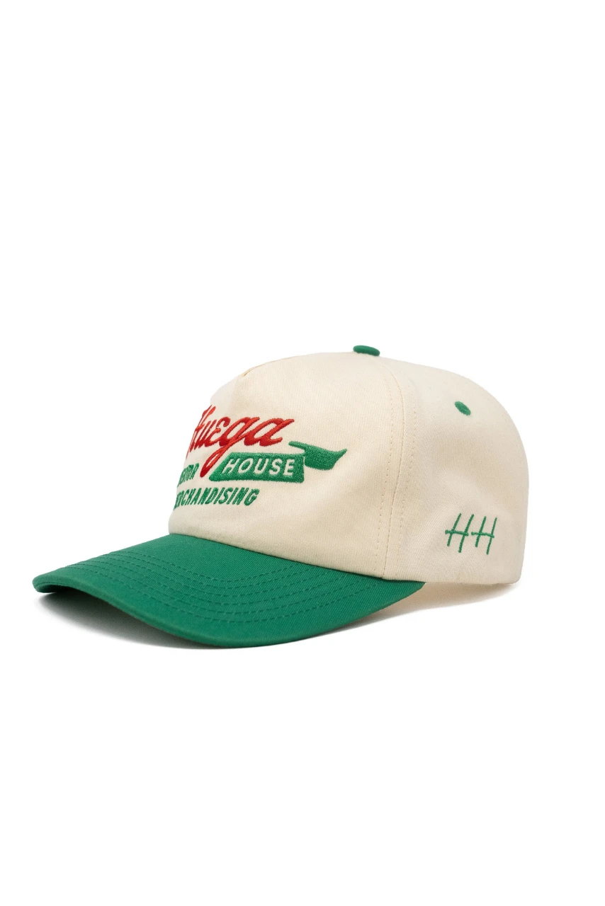 Odyssey Kelly Green & Natural Mid-Profile Vintage Hat 4 Odyssey Kelly Green & Natural Mid-Profile Vintage Hat - Image 2