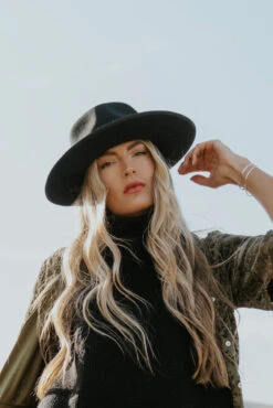 Gigi Pip The Monroe Hat - Classic Wool Rancher Fedora -ROOLEE FASHION SHOP SALT 26