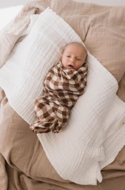 Groovy Gingham Bamboo Infant Swaddle - Ultra-Soft Baby Wrap -ROOLEE FASHION SHOP Screenshot2024 04 17at8.01.04PM