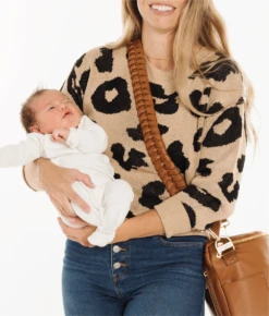 Fawn Design Fishtail Braid Bag Strap - Brown 10 Fawn Design Fishtail Braid Bag Strap - Brown -ROOLEE FASHION SHOP SmallerModel 12