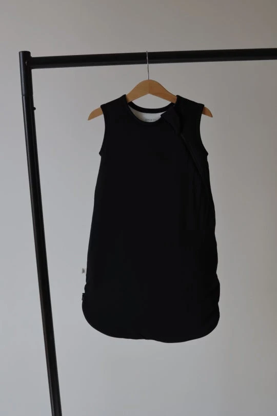 Bamboo Baby Sleep Sack - Midnight Black Wearable Blanket 4 Bamboo Baby Sleep Sack - Midnight Black Wearable Blanket - Image 2