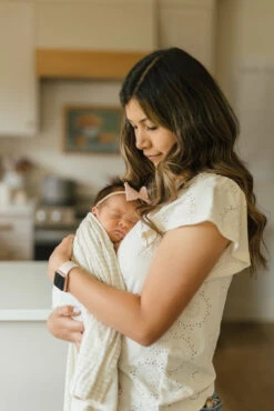 Little Unicorn Frost Green Stretch Knit Swaddle Blanket - 2 Pack -ROOLEE FASHION SHOP UB3307 UB3305 27510