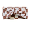 Soft Bamboo Baby Head Wrap - Rust Checkered Infancy Headband 2 Soft Bamboo Baby Head Wrap - Rust Checkered Infancy Headband -ROOLEE FASHION SHOP Untitleddesign 9191e57b 1048 4554 afb5 fb0d0ff4091f