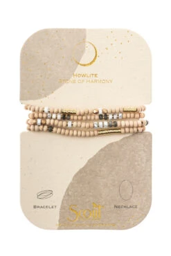 Wood, Stone & Metal Convertible Bracelet 14 Wood, Stone & Metal Convertible Bracelet -ROOLEE FASHION SHOP WB003 Scout
