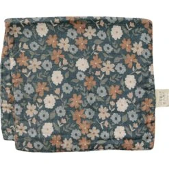 Mebie Baby Midnight Floral Muslin Burp Cloth -ROOLEE FASHION SHOP Z4A1375 websize