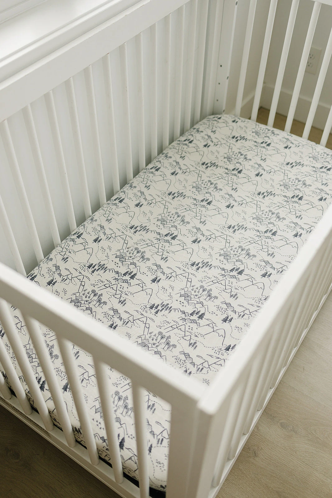 Summit Muslin Crib Sheet - Breathable 100% Cotton Bedding 3 Summit Muslin Crib Sheet - Breathable 100% Cotton Bedding