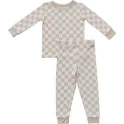 Soft Bamboo Checkered Cozy Set for Babies and Toddlers -ROOLEE FASHION SHOP Z4A5603 websize