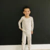 Soft Bamboo Checkered Cozy Set for Babies and Toddlers -ROOLEE FASHION SHOP Z4A5962 websize