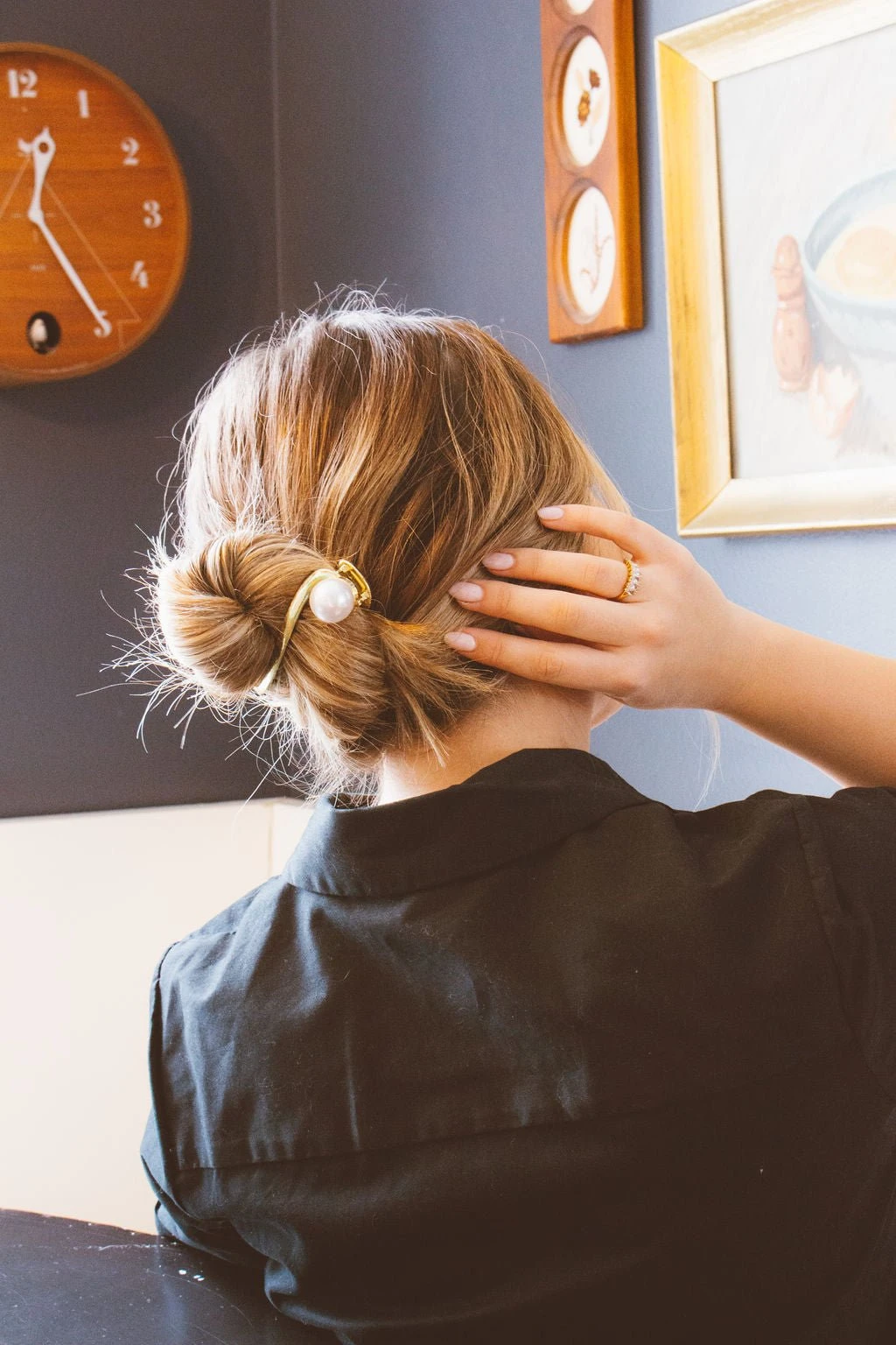 Gold French Hair Pin - Elegant Chignon Pin for Secure Updos 5 Gold French Hair Pin - Elegant Chignon Pin for Secure Updos - Image 3