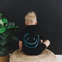 Kids Lightweight Short Sleeve Hoodie and Shorts Set - Axel Smiley Collection -ROOLEE FASHION SHOP axel set 307483