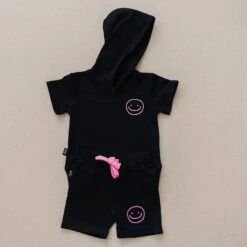 Kids Lightweight Short Sleeve Hoodie and Shorts Set - Axel Smiley Collection -ROOLEE FASHION SHOP axel set 827150
