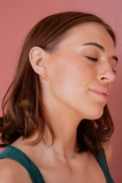 Dainty Gold Bow Huggie Earrings - Hypoallergenic 925 Sterling Silver 7 Dainty Gold Bow Huggie Earrings - Hypoallergenic 925 Sterling Silver -ROOLEE FASHION SHOP ballerina bow huggies hypoallergenic earrings 335825