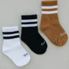 Soft Boys Crew Socks with Stylish Stripes - 3 Pair Value Pack 1 Soft Boys Crew Socks with Stylish Stripes - 3 Pair Value Pack -ROOLEE FASHION SHOP crew socks 3 pack 432897 9ec20195 5d53 43b3 8f5a 6fb034a2c3c5