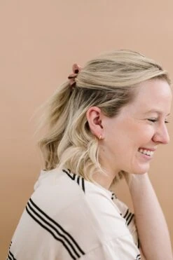 Gold Double Hoop Spiral Earrings for Single Piercing -ROOLEE FASHION SHOP double hoop dupes earrings 102584