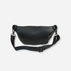 Fawny Pack - Black Premium Matte Faux Leather Crossbody Bag -ROOLEE FASHION SHOP fawny.blackblack.3