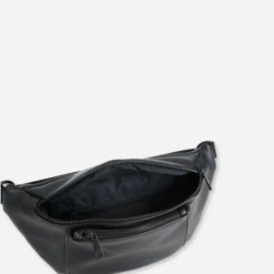 Fawny Pack - Black Premium Matte Faux Leather Crossbody Bag -ROOLEE FASHION SHOP fawny.blackblack.8