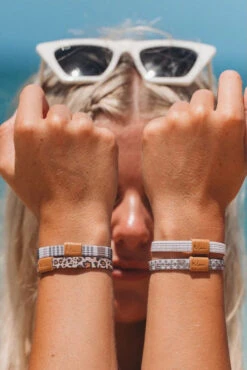 2-in-1 Hair Tie Bracelet and Wristband Pack