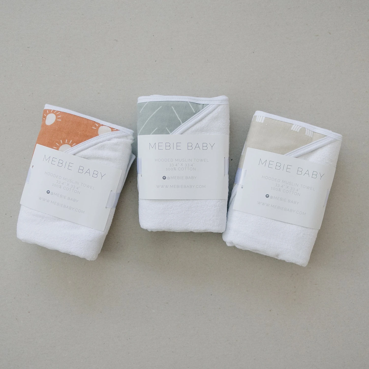 Desert Sage Muslin Hooded Baby Towel - Ultra Soft 100% Cotton 10 Desert Sage Muslin Hooded Baby Towel - Ultra Soft 100% Cotton - Image 8