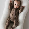 Forever French Baby Brown & Black Lightning Bolt Bamboo Zip Pajamas -ROOLEE FASHION SHOP image 76c8b040 3ec0 4a2e 89ed cc09c49e989b