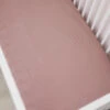 Mebie Baby Dusty Rose Bamboo Stretch Crib Sheet -ROOLEE FASHION SHOP image 8f2531c1 62da 4810 8539 317e93a5bd30