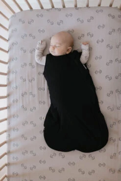 Bamboo Baby Sleep Sack - Midnight Black Wearable Blanket