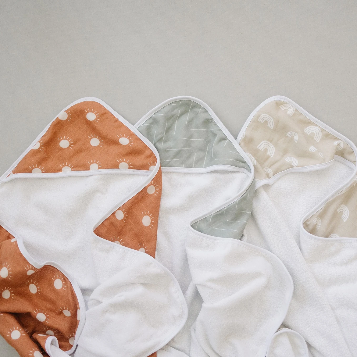 Desert Sage Muslin Hooded Baby Towel - Ultra Soft 100% Cotton 11 Desert Sage Muslin Hooded Baby Towel - Ultra Soft 100% Cotton - Image 9