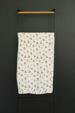 Floral Muslin Quilt - Soft 4-Layer Cotton Baby Blanket