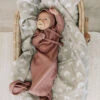 Mebie Baby Organic Cotton Ribbed Knot Gown - Dusty Rose -ROOLEE FASHION SHOP image ed88fd13 ebcb 4992 b051 d27dd5a7ed2d