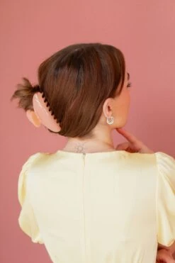 Large Translucent Jelly Hair Claw Clip -ROOLEE FASHION SHOP jelly claw clip claw clips 209302