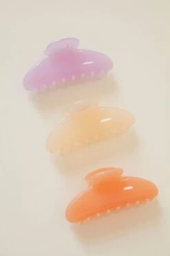 Large Translucent Jelly Hair Claw Clip
