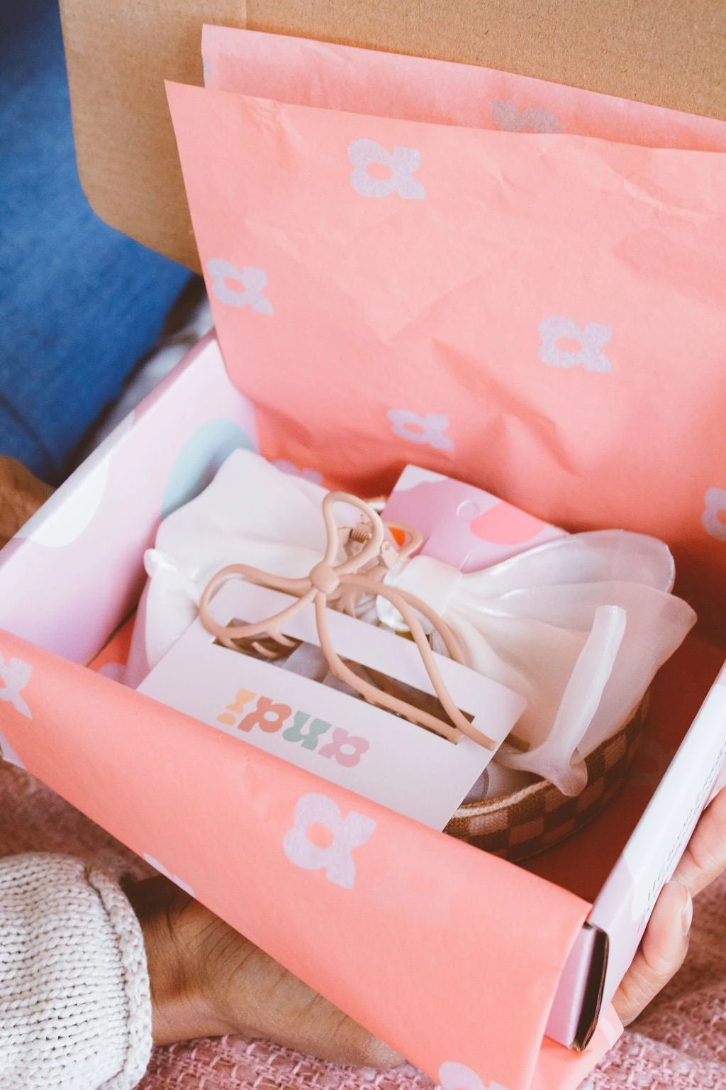 Chic Neutral Hair Accessory Gift Box - Styling Essentials Set 3 Chic Neutral Hair Accessory Gift Box - Styling Essentials Set