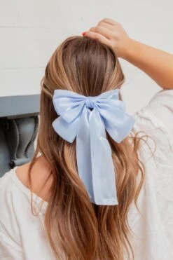 Shop Andi Nora Bow Barrette - Triple Long Sheer Hair Accessory 12 Shop Andi Nora Bow Barrette - Triple Long Sheer Hair Accessory -ROOLEE FASHION SHOP nora bow barrette bunny ear scrunchies 506768