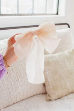 Shop Andi Nora Bow Barrette - Triple Long Sheer Hair Accessory 13 Shop Andi Nora Bow Barrette - Triple Long Sheer Hair Accessory -ROOLEE FASHION SHOP nora bow barrette bunny ear scrunchies 851485