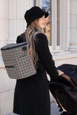 Fawn Design Original Plaid Tweed Diaper Bag