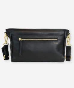 Fawn Design Stroller Caddy - Premium Matte Faux Leather Organizer (Black) -ROOLEE FASHION SHOP strollercaddy.black .1