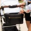 Fawn Design Stroller Caddy - Premium Matte Faux Leather Organizer (Black) 2 Fawn Design Stroller Caddy - Premium Matte Faux Leather Organizer (Black) -ROOLEE FASHION SHOP strollercaddy.black .2website