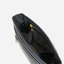 Fawn Design Stroller Caddy - Premium Matte Faux Leather Organizer (Black) -ROOLEE FASHION SHOP strollercaddy.black .4