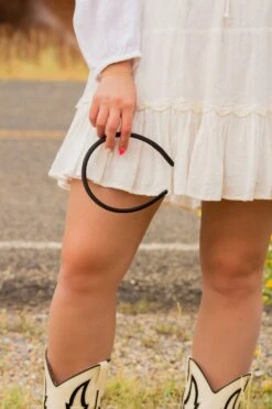 Andi Thin Satin Padded Headband - Elegant Hair Accessory -ROOLEE FASHION SHOP thin satin headband headband 847888