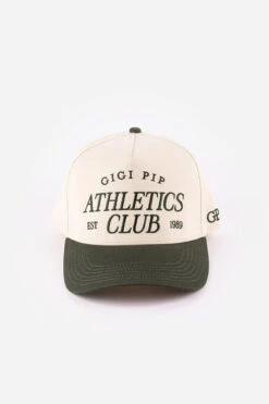 Vintage Trucker Hat - Athletics Club Retro Mesh Snapback Cap 28 Vintage Trucker Hat - Athletics Club Retro Mesh Snapback Cap -ROOLEE FASHION SHOP truckers dark green cream athletics club vintage trucker 41820558786691