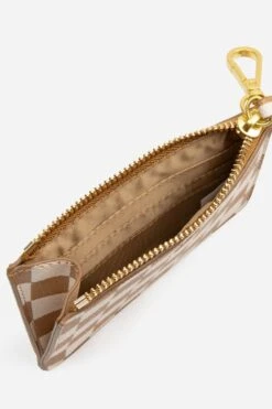 Fawn Design Wallet Pouch - Tan/White Check Vegan Leather Accessory 7 Fawn Design Wallet Pouch - Tan/White Check Vegan Leather Accessory -ROOLEE FASHION SHOP web be ConnorMacArthur r1 03E 2019